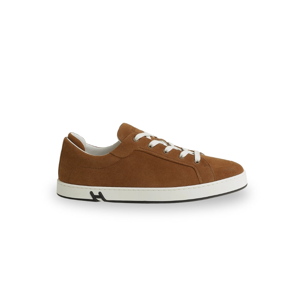 Hermès Kid Sneaker in Beige/Natural – Minimalist Men’s Leather Sneakers