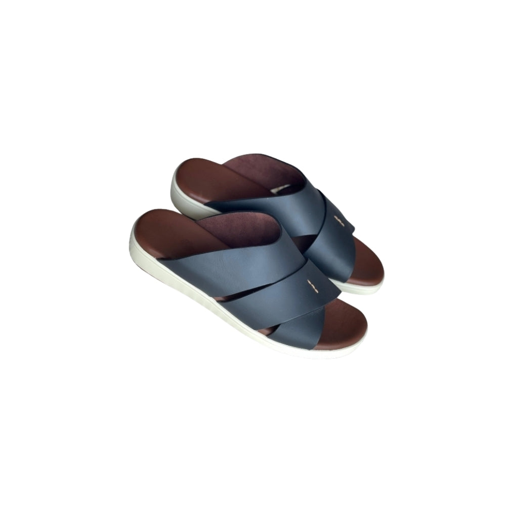 Loro Piana Palm Blue Sandal for Men – Luxury Italian Leather Footwear