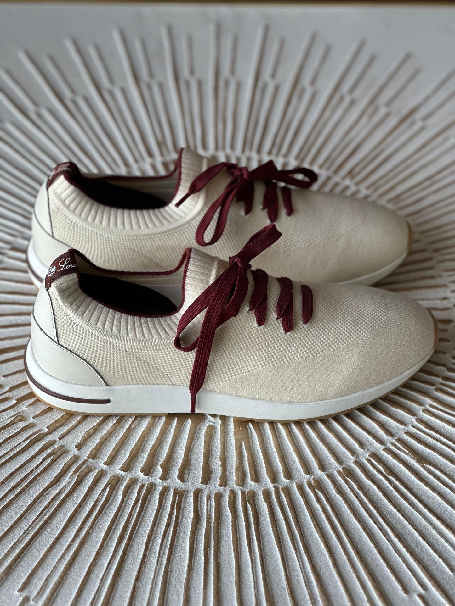 LORO PIANA 360 Flexy Walk Wish® Stretch-Knit Slip-On Sneakers Shoes 40