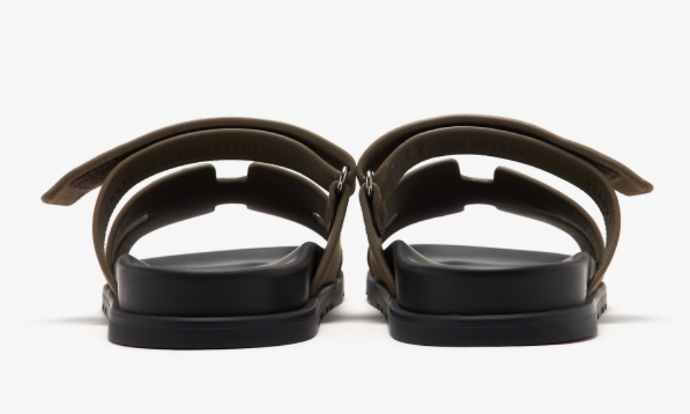 Hermes Chypre Sandal "Brown Suede"