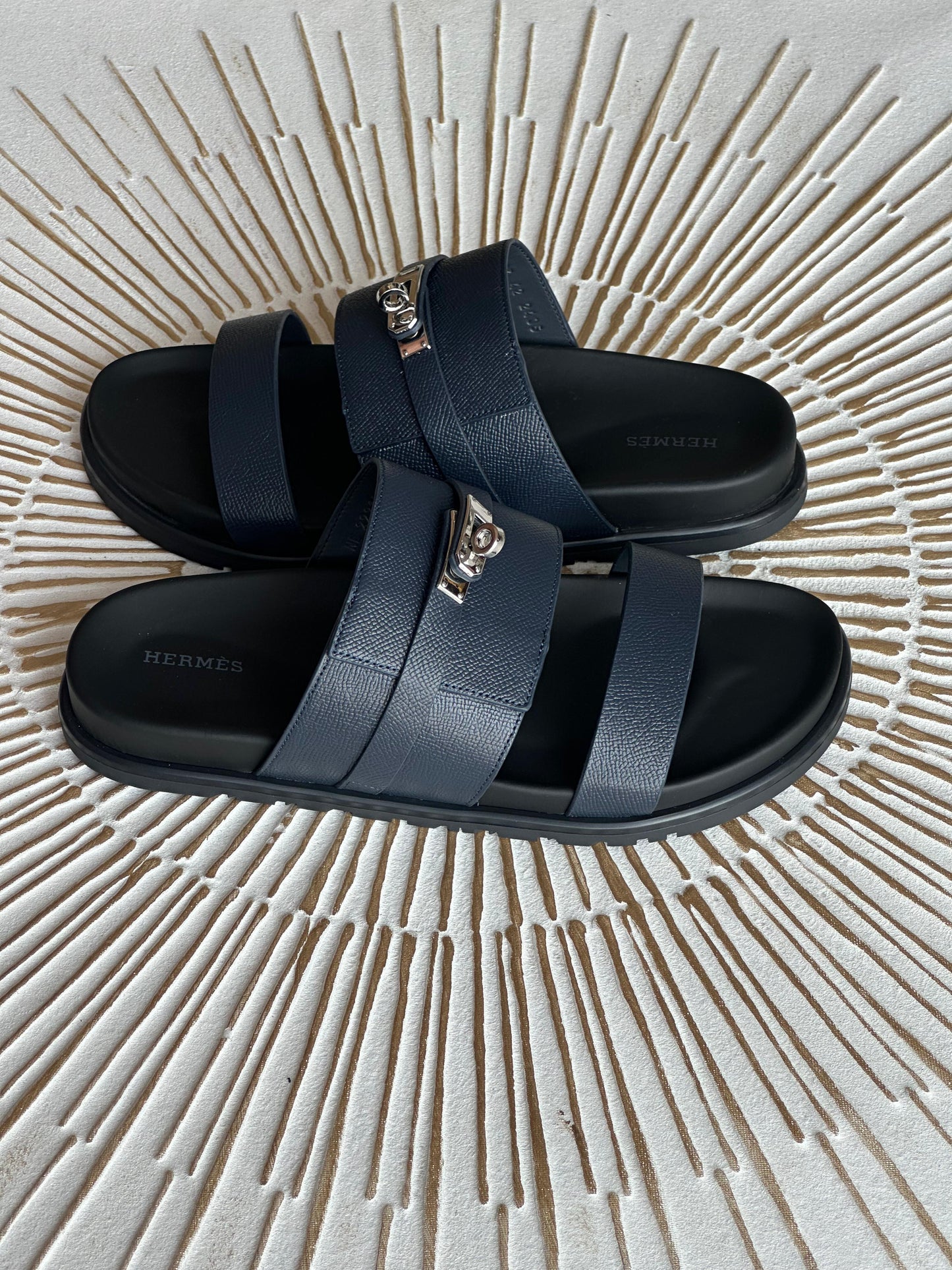 Hermès Jackson Techno Sandal – SANDS Epsom Calfskin with Iconic Kelly Buckle