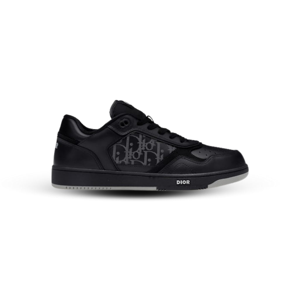 Dior B27 Low-Top Sneakers – Black Calfskin & Oblique Galaxy Leather (3SN272ZPR_H969, Men’s)