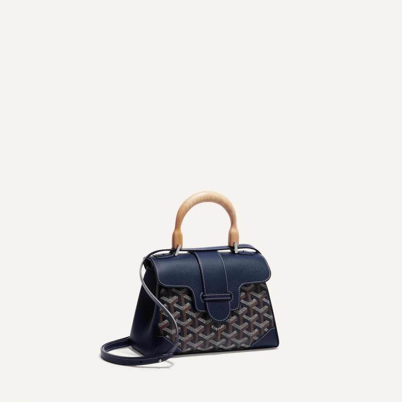 Goyard Saïgon Souple Mini Bag Navy Blue
