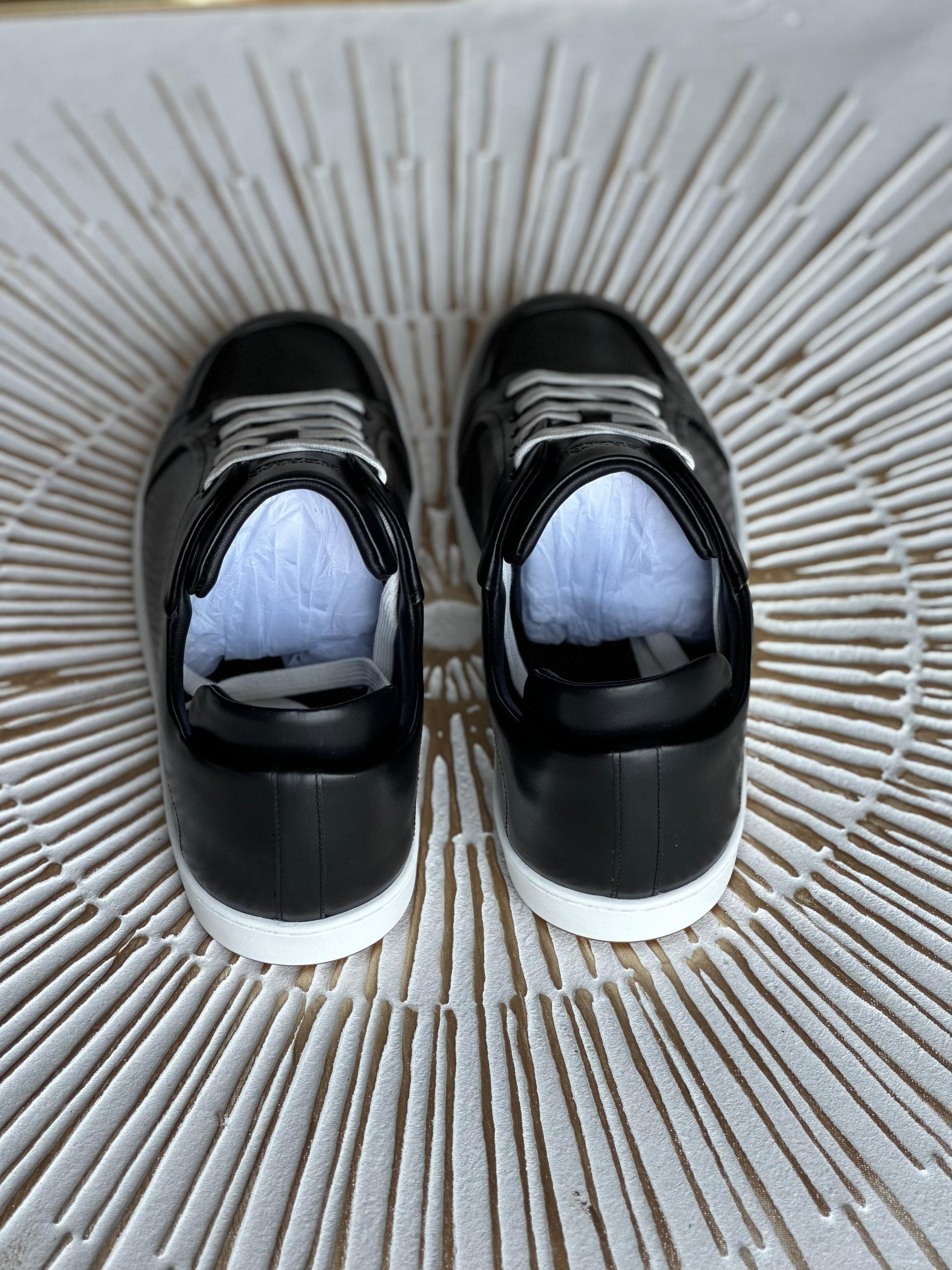 Hermès Sneaker – Black Calfskin & Suede Goatskin Low-Top (Men’s)