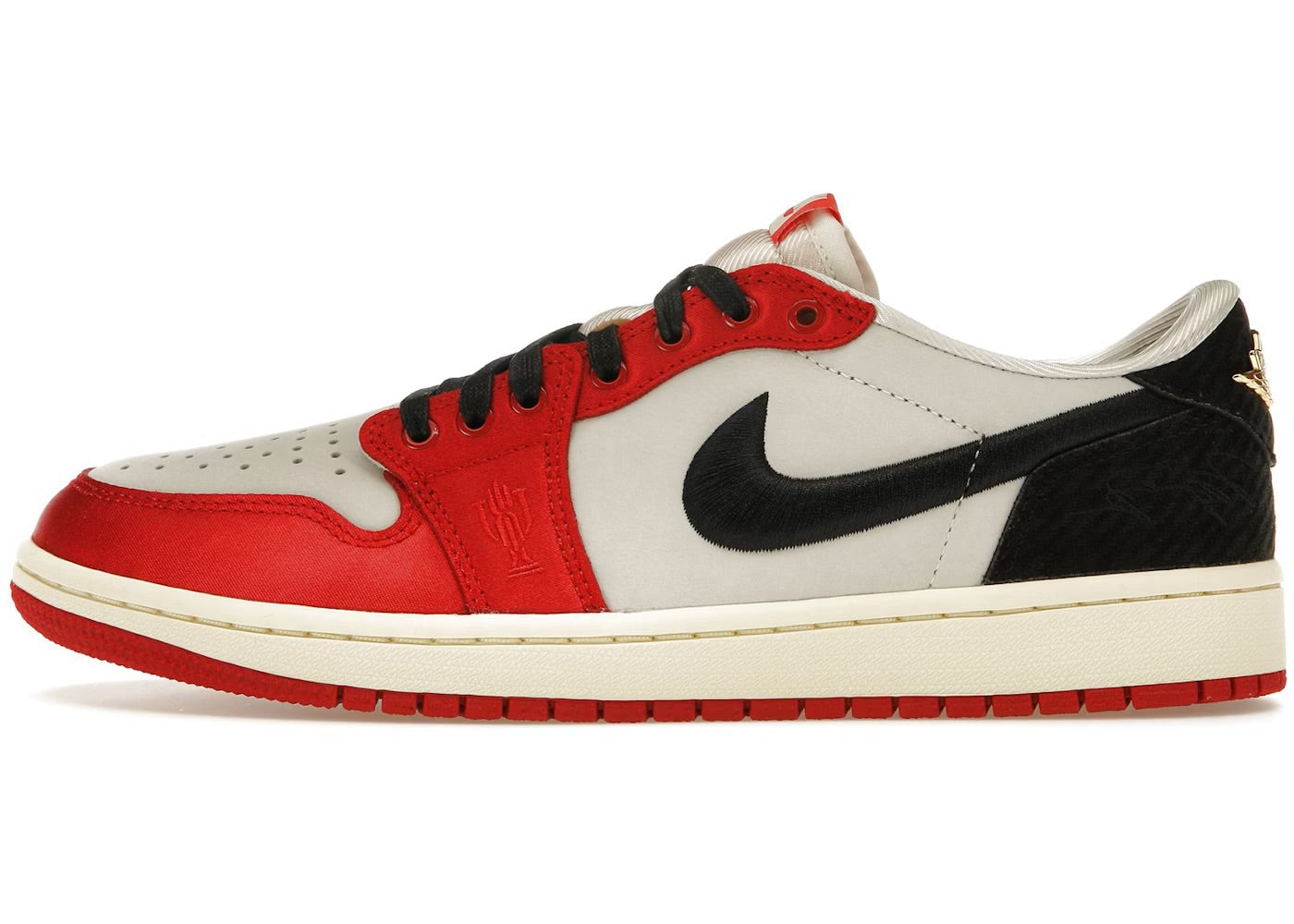 Air Jordan 1 Low OG x Trophy Room 'Sail and Varsity Red'