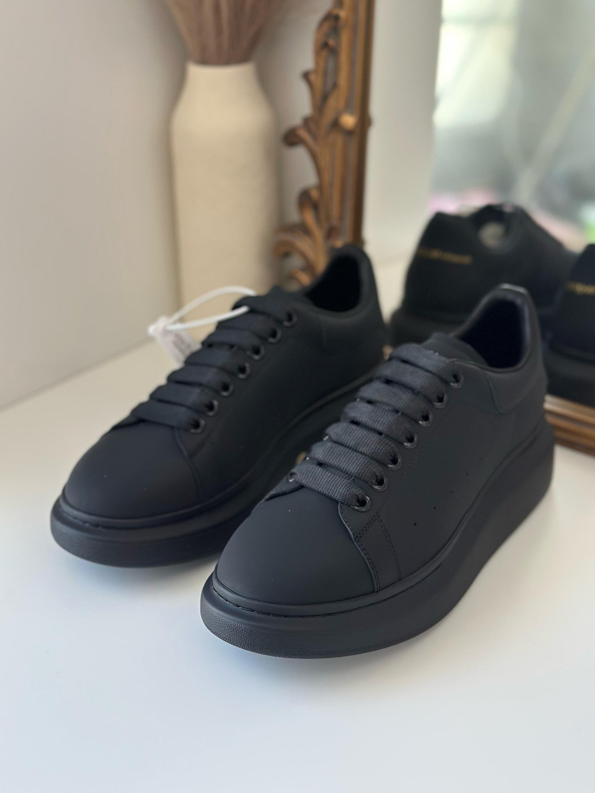 Alexander McQueen Full Black Men's Designer Running Sneakers