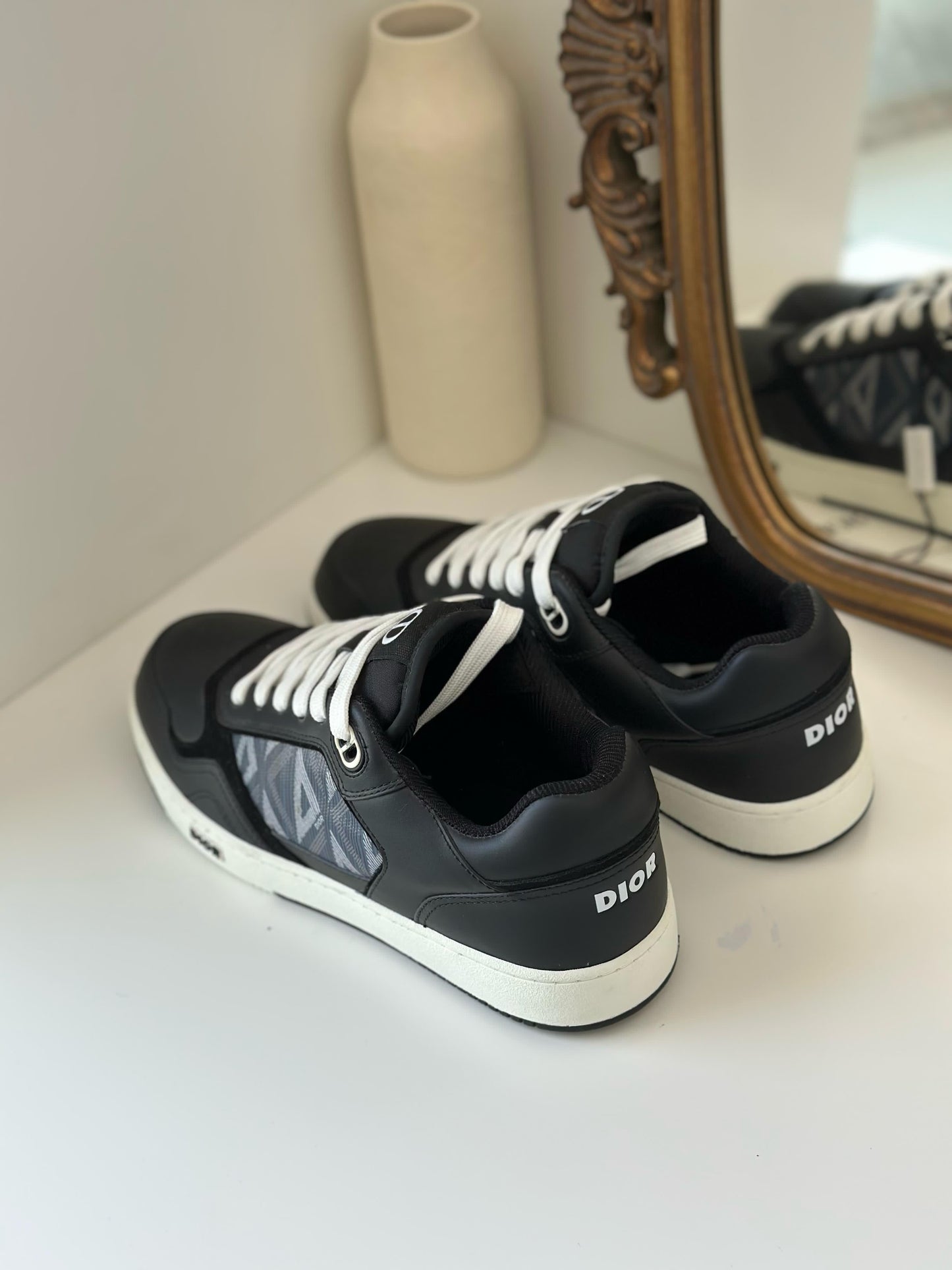 Dior B27 Low 'Black CD Diamond' Sneakers – Style 3SN272ZPP90051 (Men’s)