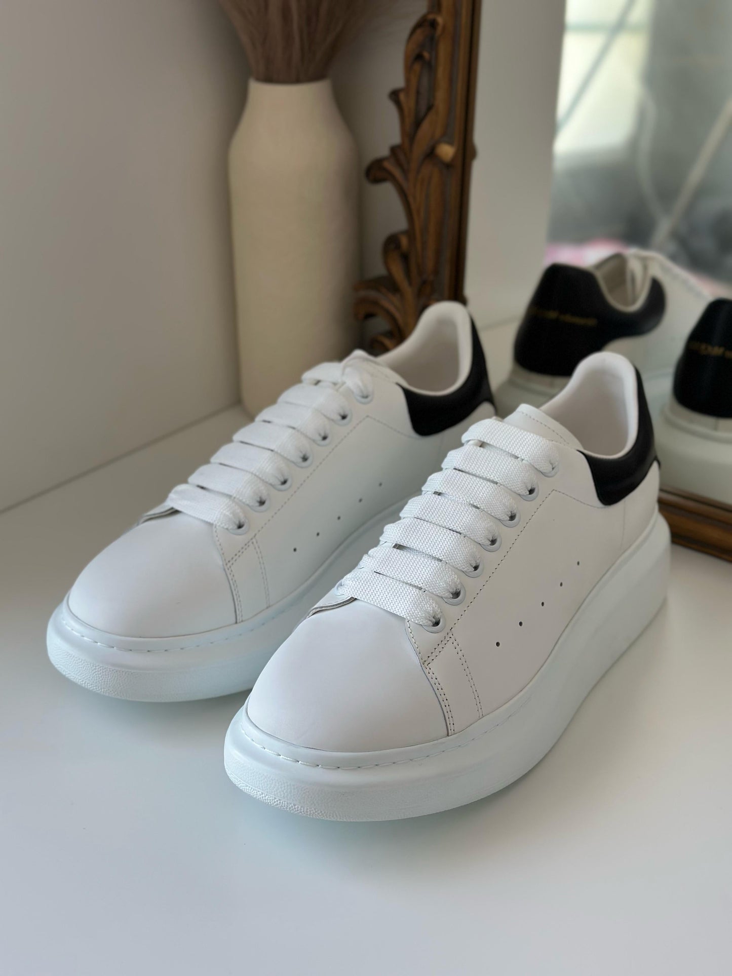 Alexander McQueen Oversized White Men's Designer Sneakers