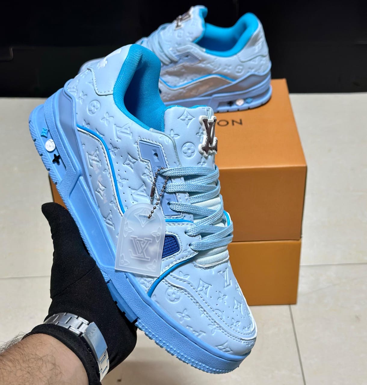 LOUIS VUITTON LV TRAINER BLUE