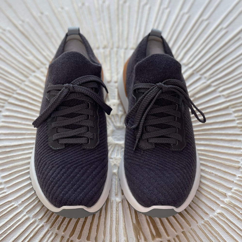 Brunello Cucinelli Men’s Knit Runner Sneaker – Stretch Cotton Blend