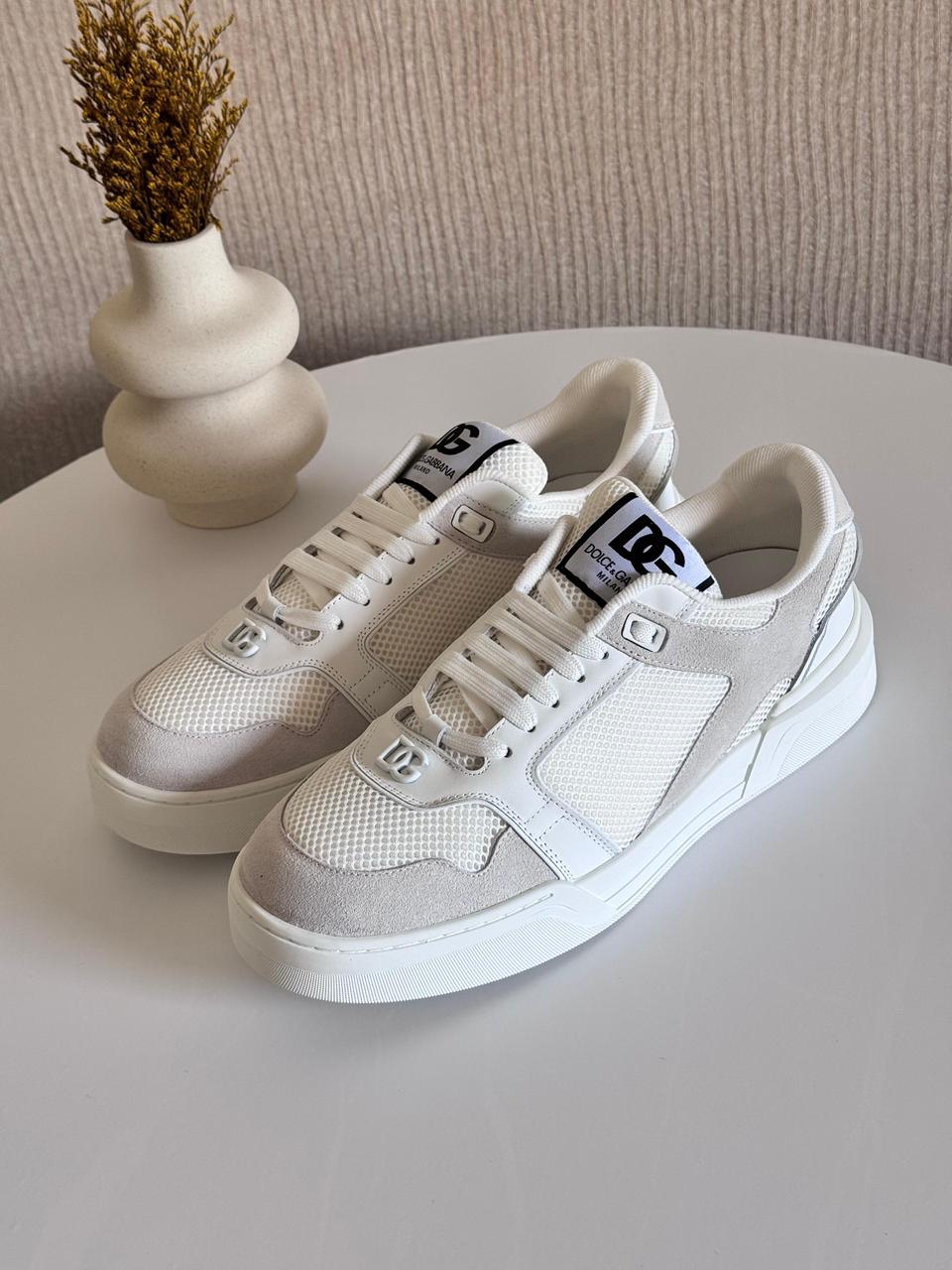 Dolce & Gabbana Men’s White Sneakers – Classic & Limited Edition Styles