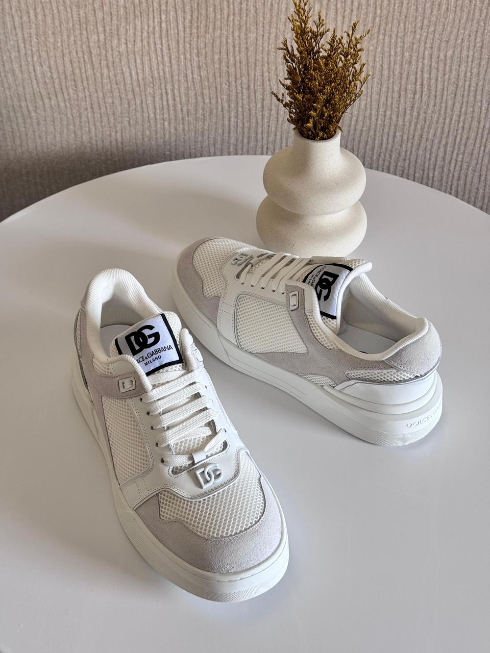 Dolce & Gabbana Men’s White Sneakers – Classic & Limited Edition Styles