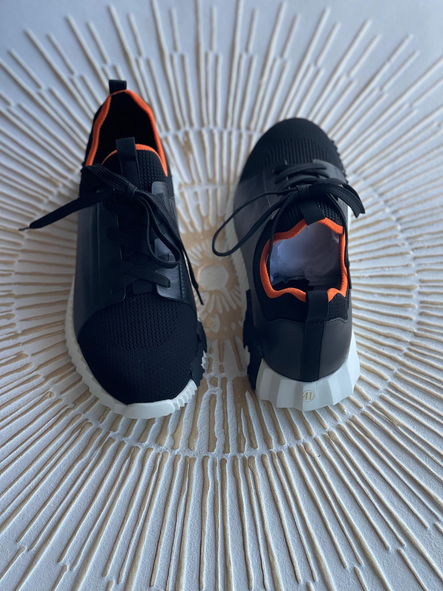Hermès Bouncing Sneaker – Black Mesh & Calfskin, Anti-Slip Resistant (Men’s, Made in Italy)