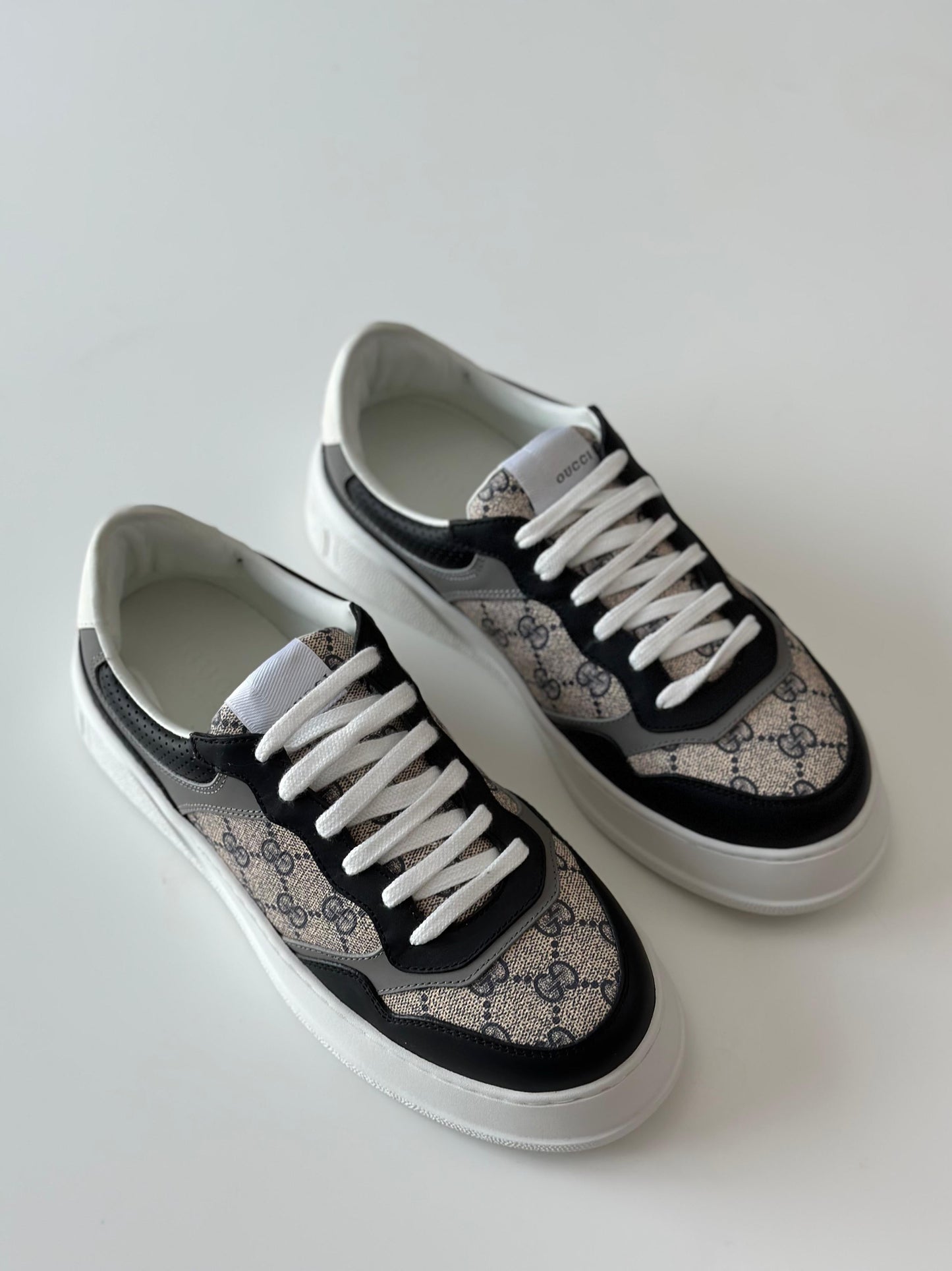 Gucci Chunky Sneaker – White/Blue Monogram (Men’s 10.5)