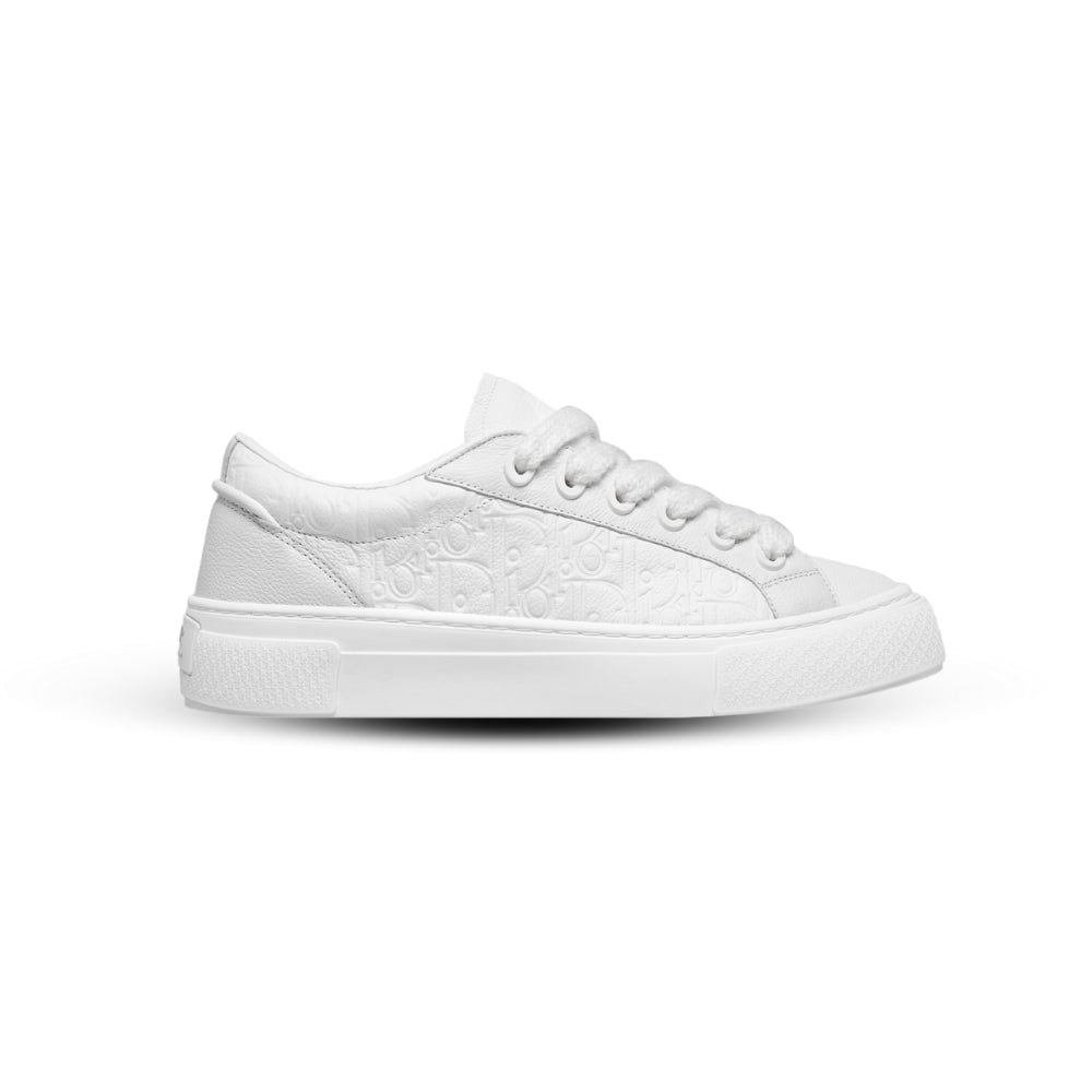 Dior B33 Spin Sneakers – White Grained Calfskin & White Dior Gravity Leather (Men’s)