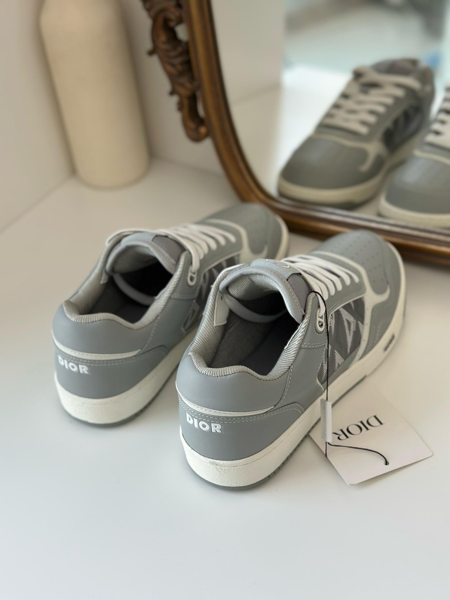 Dior B27 Low 'Grey CD Diamond' Sneakers – 3SN272ZPP86851 (Men’s)