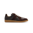Maison Margiela Suede-Panels Sneakers – Brown Calf Leather & Suede (Men’s)