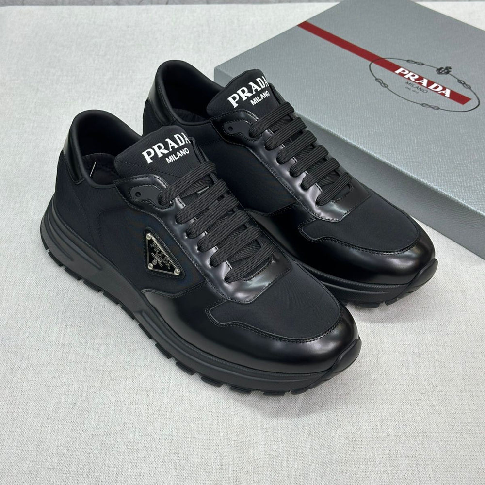 Prada PRAX 01 Sneakers – Black Re-Nylon & Leather
