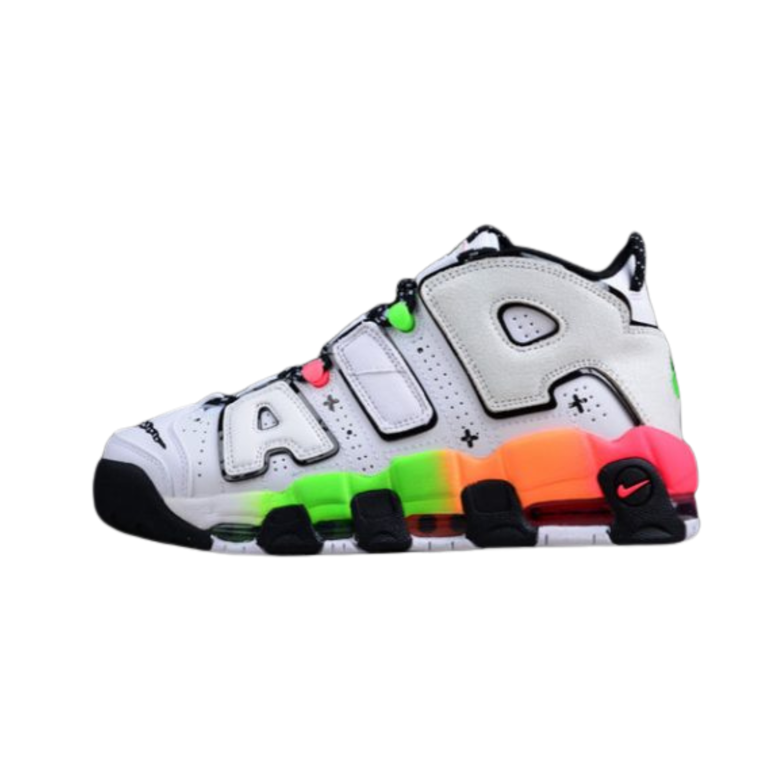 Nike Air More Uptempo Gradient Midsoles White Total Orange