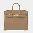 Hermes Birkin bag 25 Beige