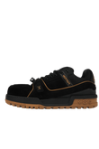 Louis Vuitton Trainer Maxi – Black & Brown Suede